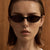 Damen modische Sonnenbrille im avantgardistischen Design Karnz
