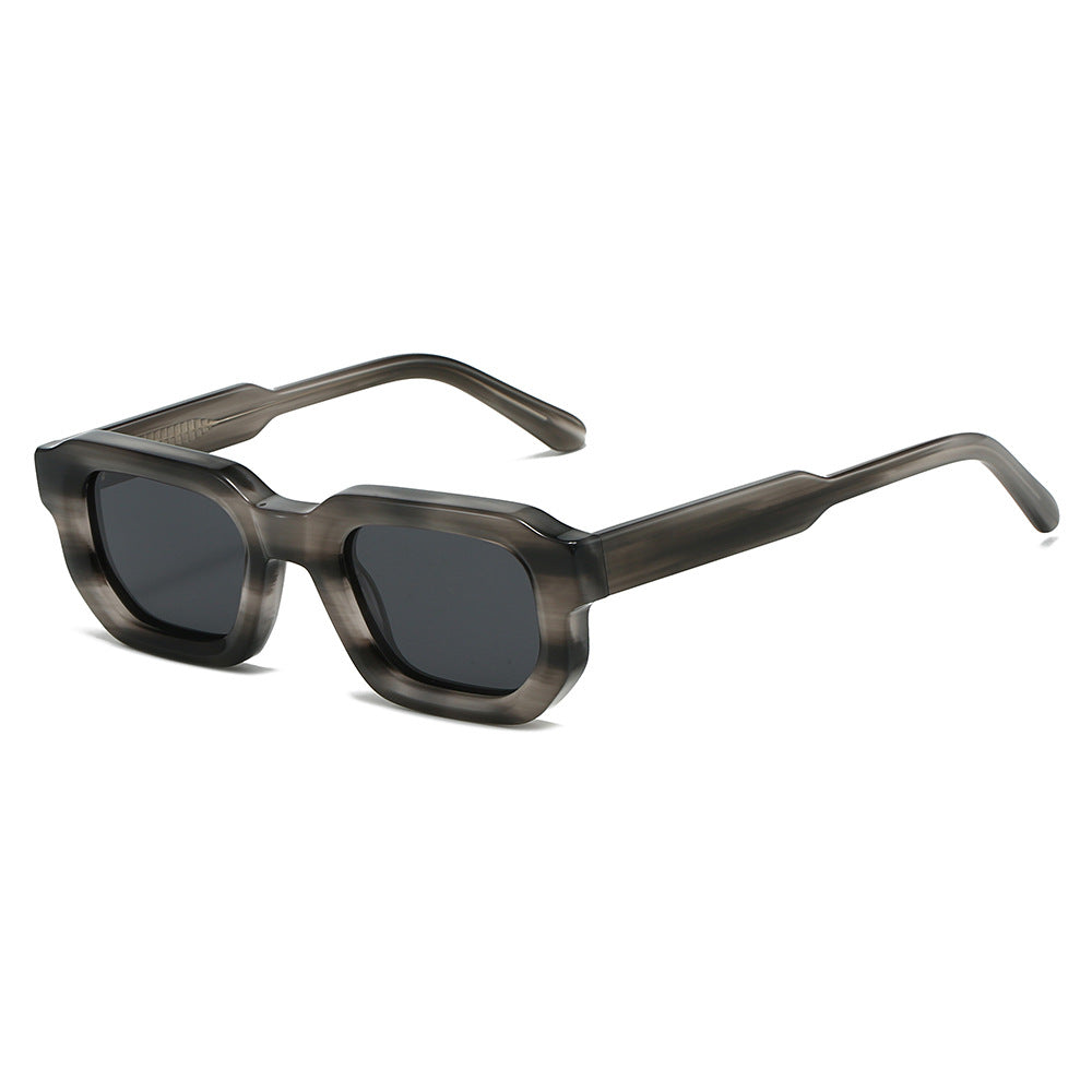 Damen moderne Sonnenbrille mit eckigem Rahmen und UV-Schutz Karnz