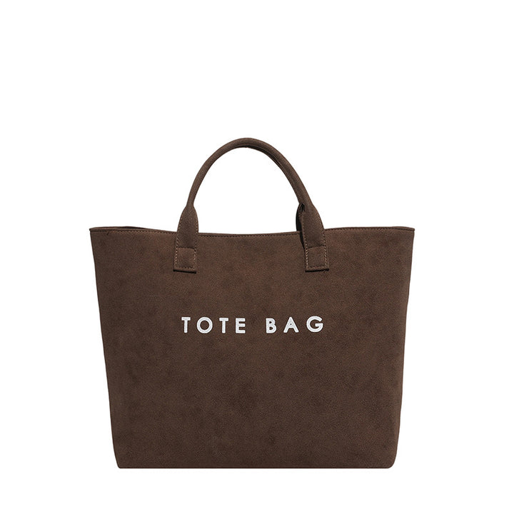 Stylische Faux Wildleder Tragetasche