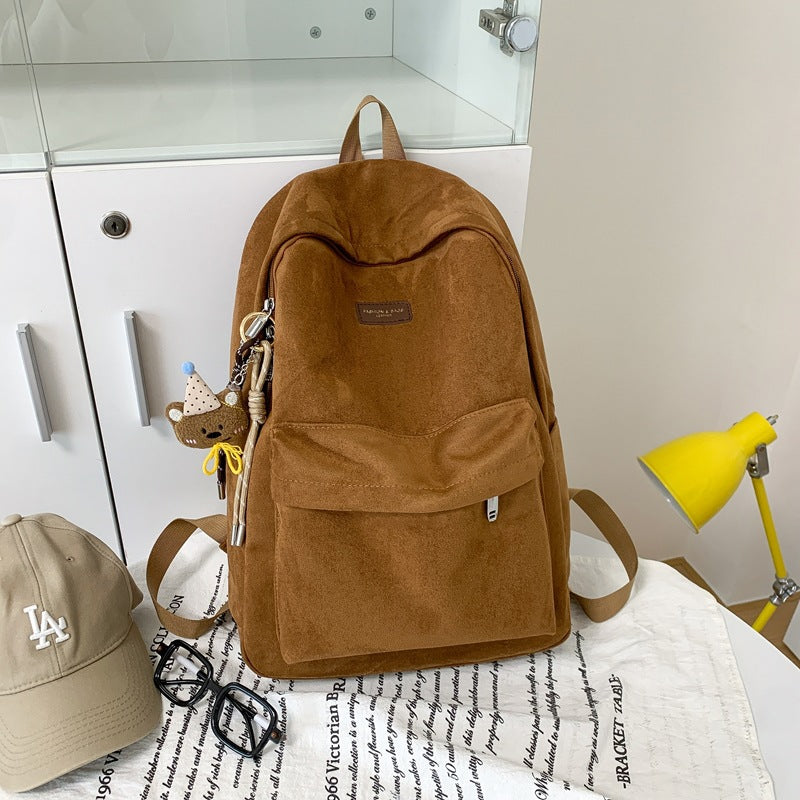 Stylische Wildleder-Rucksack Karnz