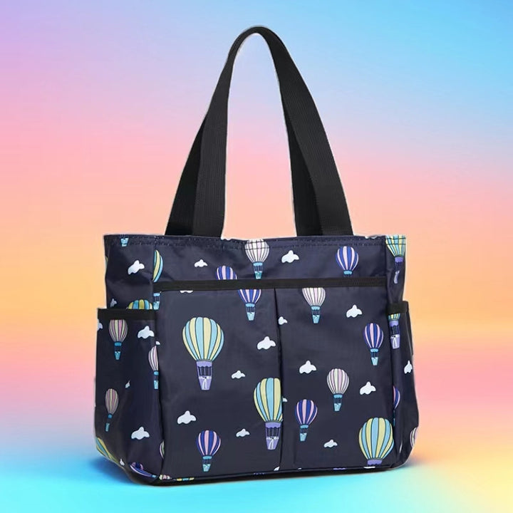 Stylische gestreifte Mehrfach-Tasche Karnz