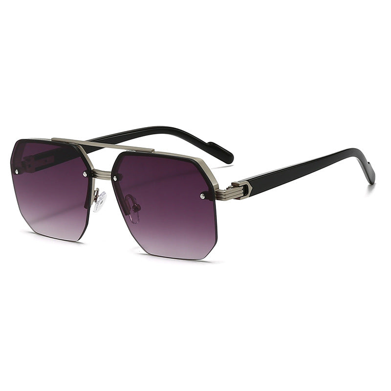 Damen modische Sonnenbrille im trendigen Sechseck-Design Karnz