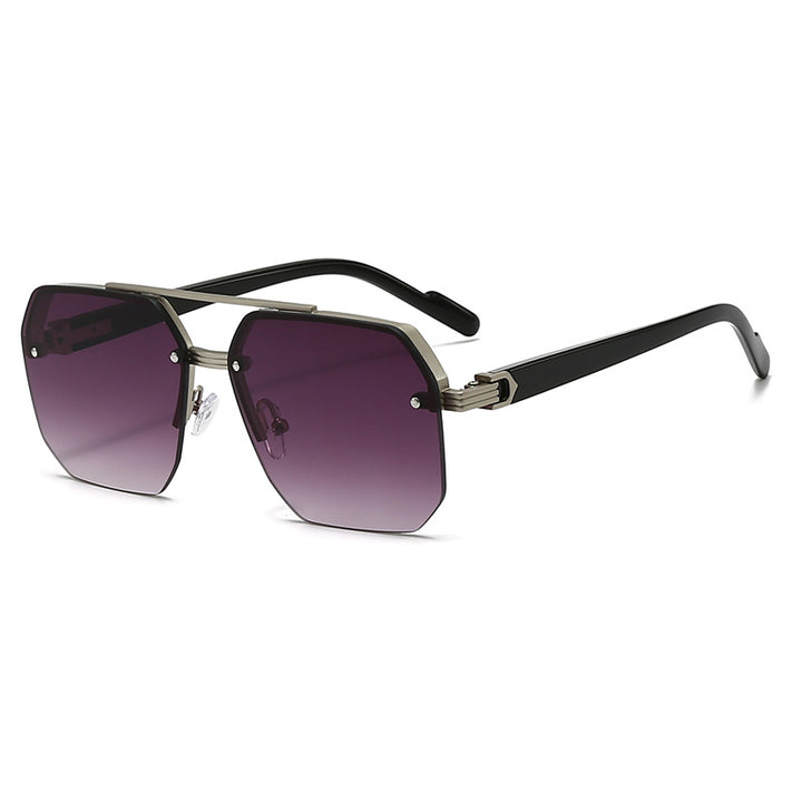 Damen modische Sonnenbrille im trendigen Sechseck-Design Karnz