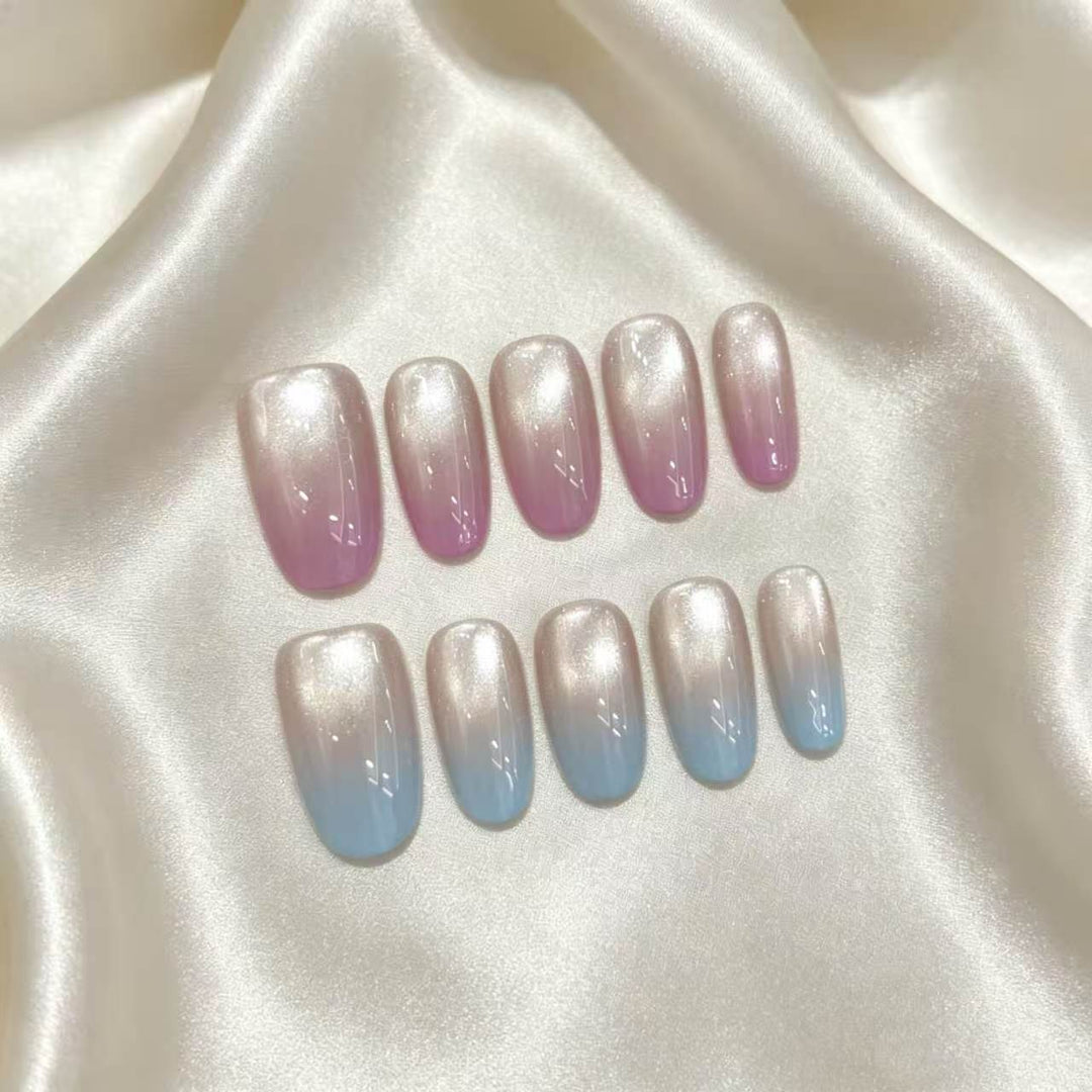Elegante Ombre Press-On Nagelset