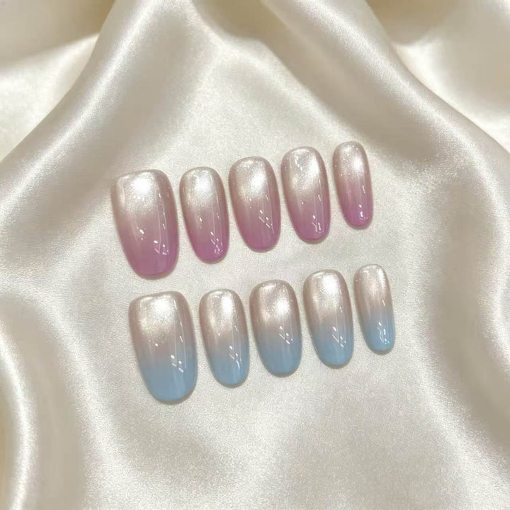 Elegante Ombre Press-On Nagelset