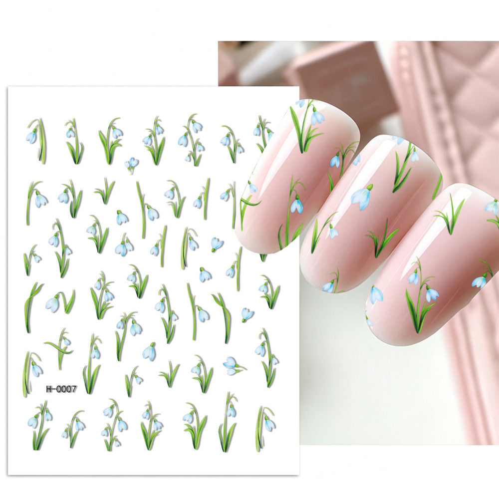 Kreative Nagelkunst Aufkleber