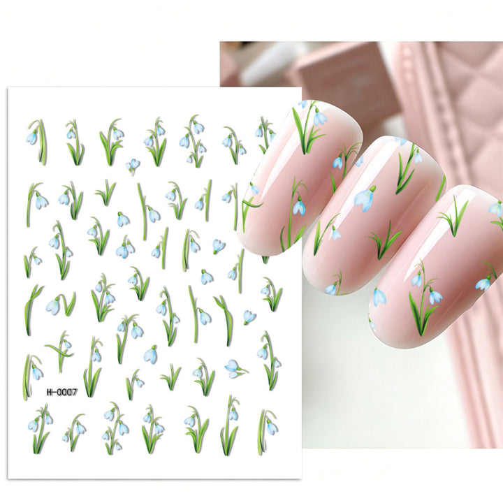 Kreative Nagelkunst Aufkleber