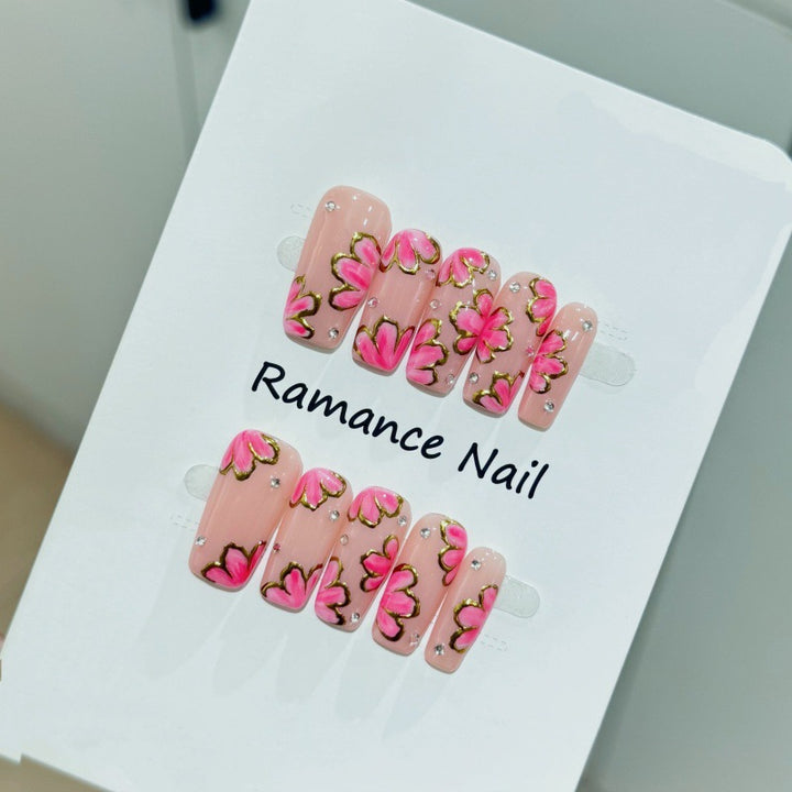 Floral Blossom Nagelkunstset Karnz