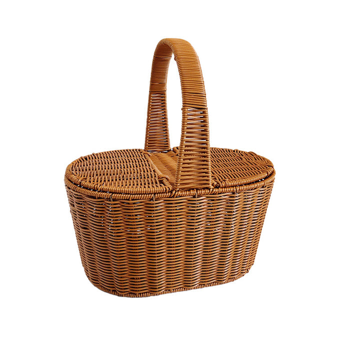 Eleganter Geflochtener Picknickkorb Karnz