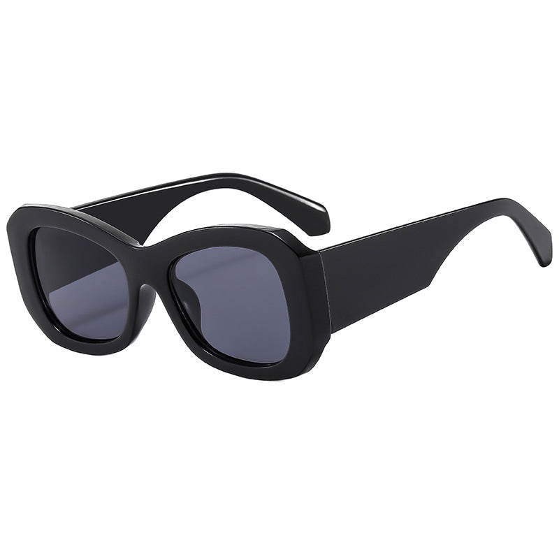 Damen Futuristische Sonnenbrille mit markantem Rahmen Karnz