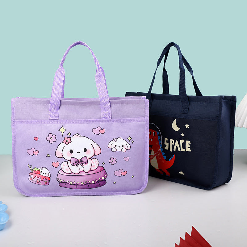 Kinder isolierte Lunch-Tasche mit süßem Cartoon-Bären Karnz