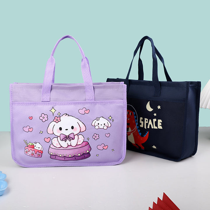 Kinder isolierte Lunch-Tasche mit süßem Cartoon-Bären Karnz
