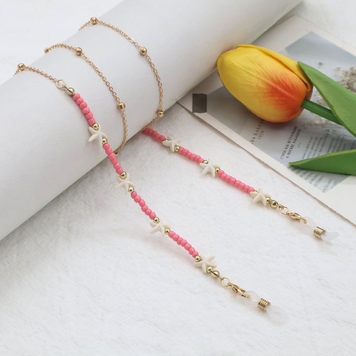 Strand-inspirierte Perlen-Brillenband Karnz
