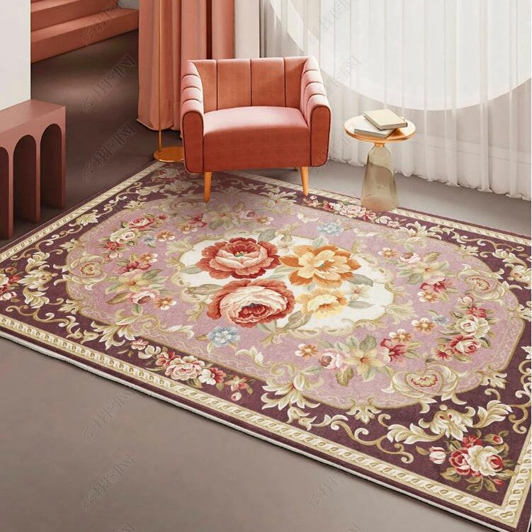 Vintage Floraler Teppich