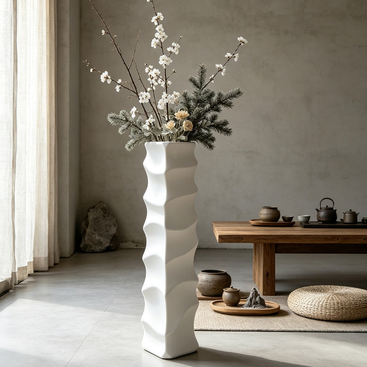 Dekorative Slim Wave Vase Karnz