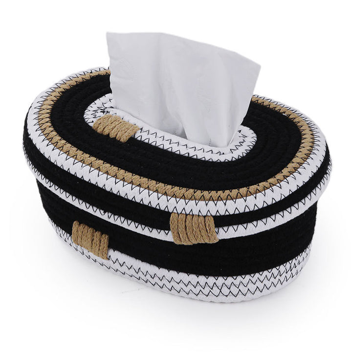 Eleganter Aufbewahrungskorb Aus Geflochtenem Naturmaterial Karnz