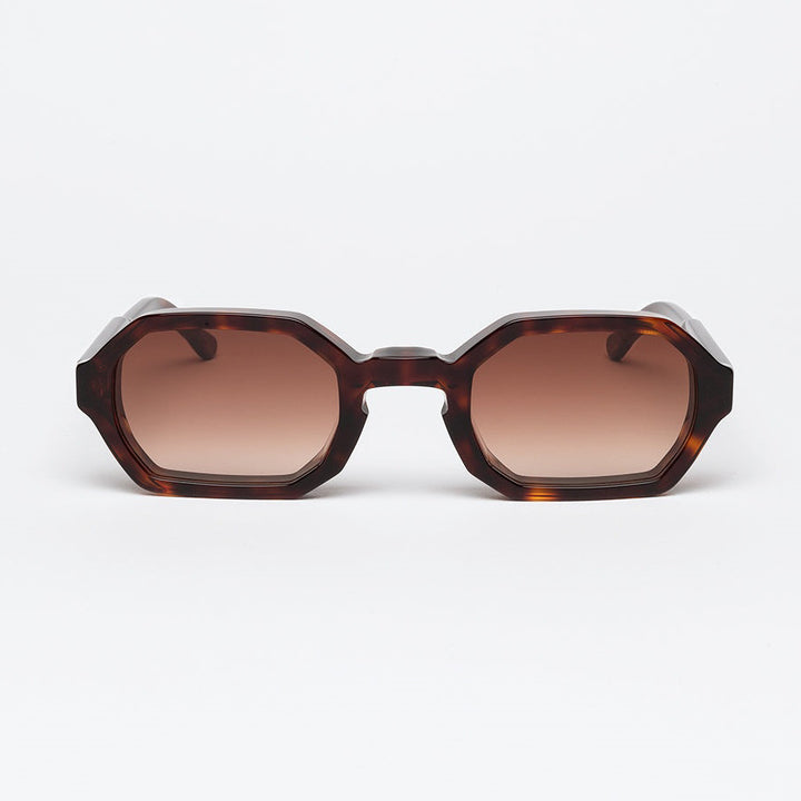 Damen stylische Sonnenbrille mit hochwertigem achteckigen Rahmen Karnz
