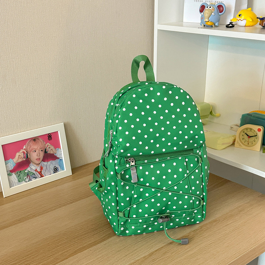 Stylischer Polka-Dots-Rucksack Karnz