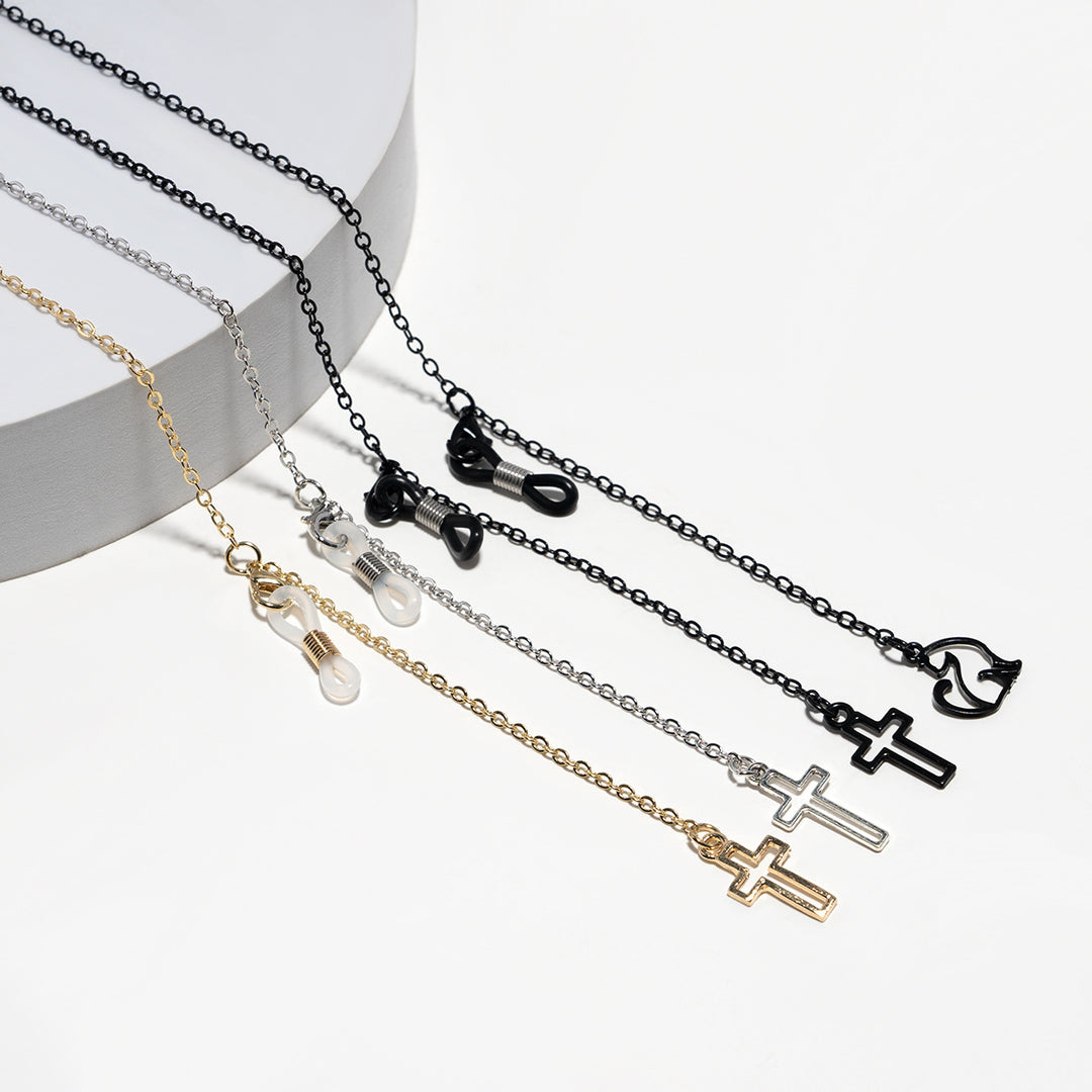 Stylische Metall Augenweide Kette Karnz