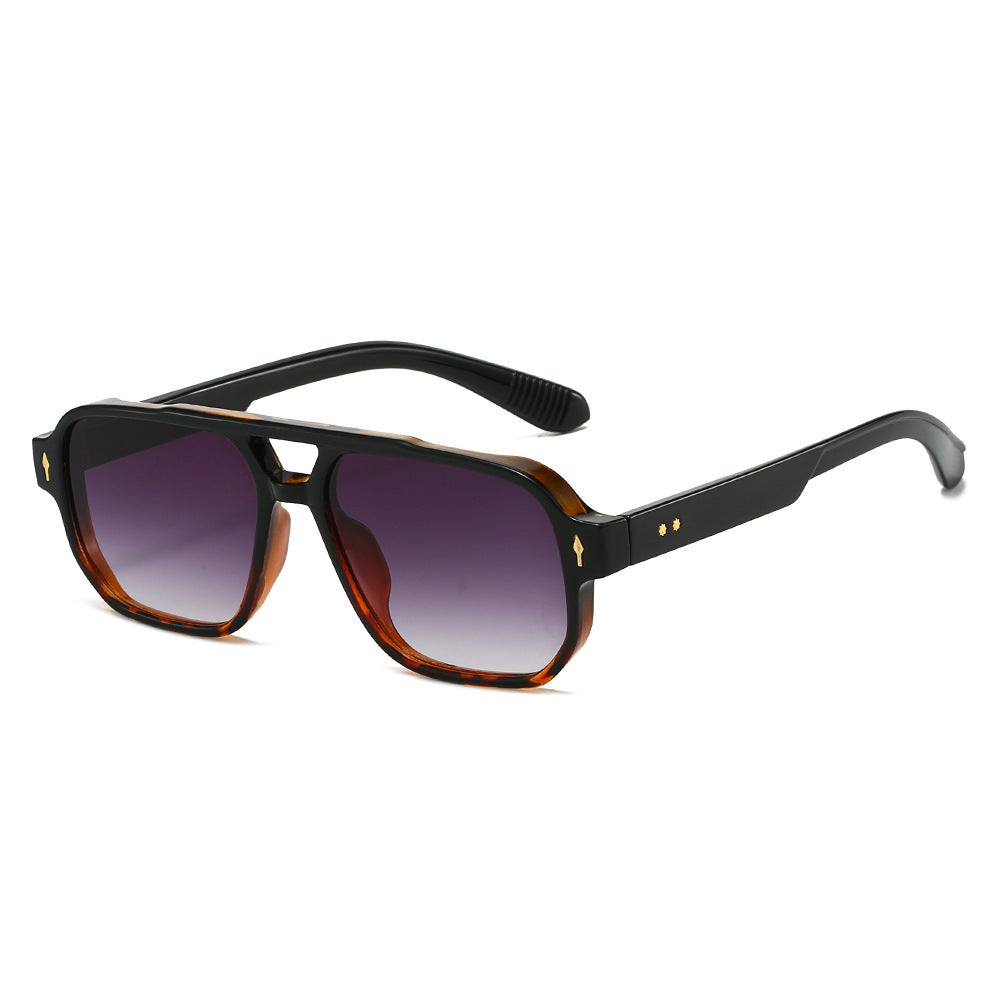 Oversized geometrische Sonnenbrille mit verbesserter UV-Schutz Karnz