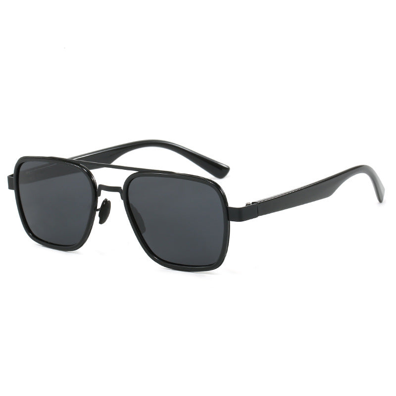 Damen modische Sonnenbrille mit quadratischem Rahmen und innovativen Gläsern Karnz