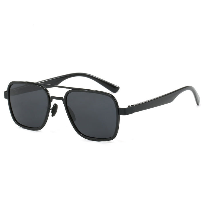 Damen modische Sonnenbrille mit quadratischem Rahmen und innovativen Gläsern Karnz