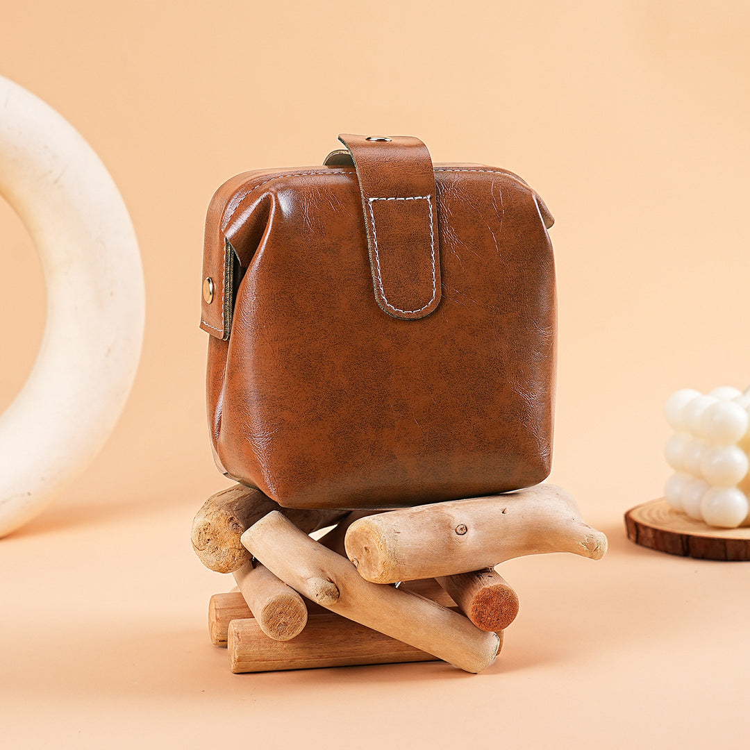Premium Leder Kosmetiktasche