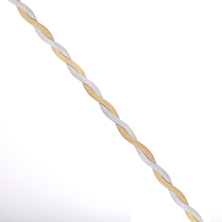 Elegante Strukturierte Drahtarmband Karnz