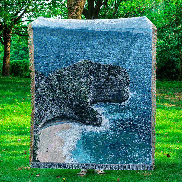 Landschaftsthemen Woven Throw Blanket