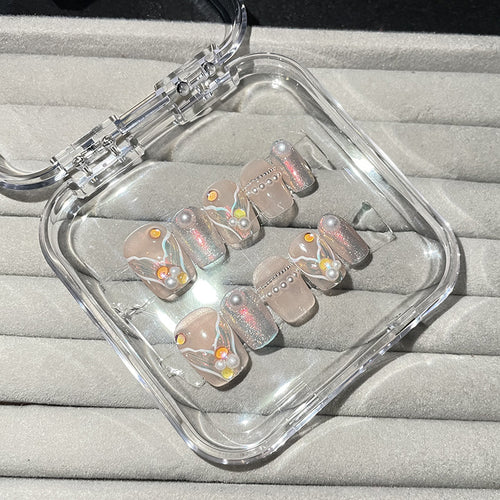 Dekorative Künstlerische Druck-Nageltips
