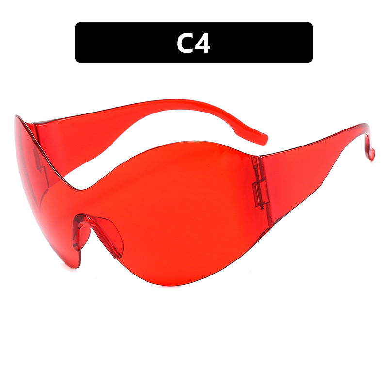 Damen futuristische Sonnenbrille Karnz