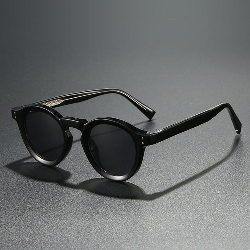 Damen modische Sonnenbrille im stilvollen runden Design von Karnz