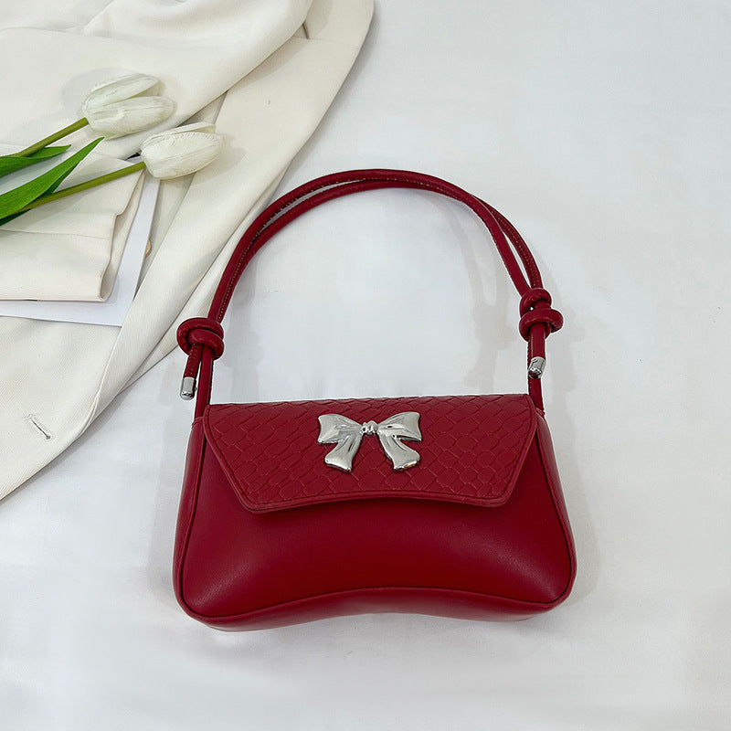 Chic Bow-Detail Handheld Clutch Bag Karnz