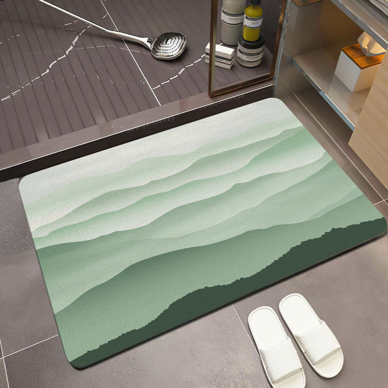 Szenische Berglandschaft Badmatte Karnz