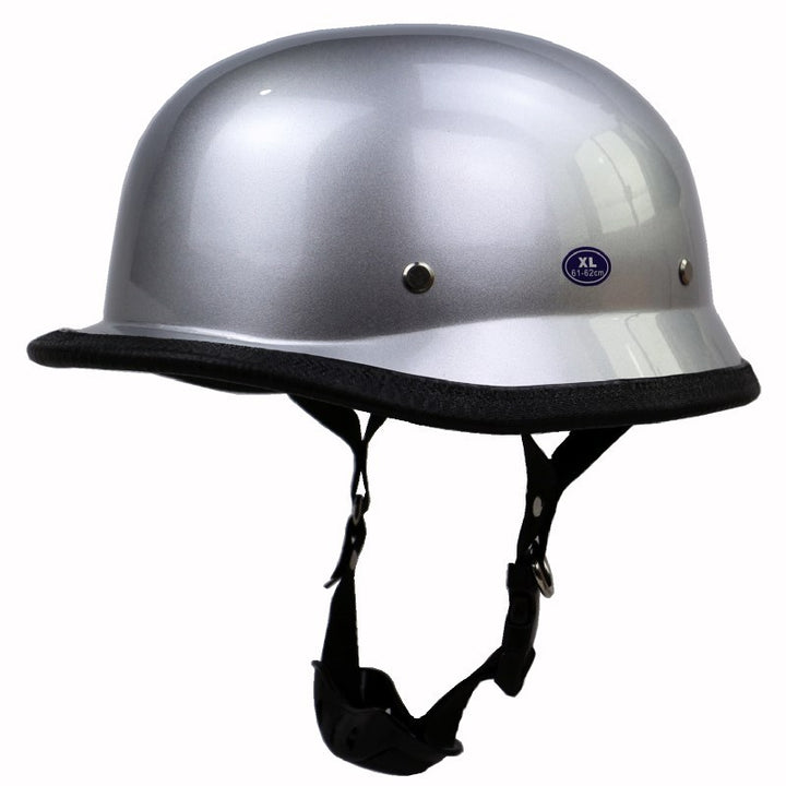 Klassischer Vintage Motorradhelm Karnz