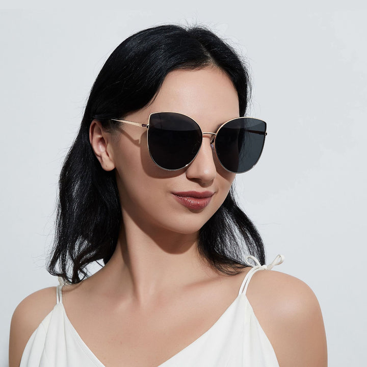 Damen Cat-Eye Sonnenbrille Karnz