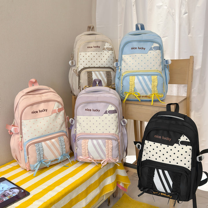 Stylischer multifunktionaler Rucksack mit niedlichen Charms Karnz