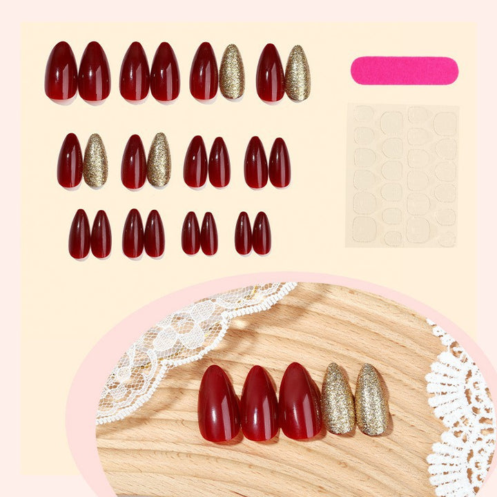 Gradient Style Press-On Nails mit Schließset Karnz