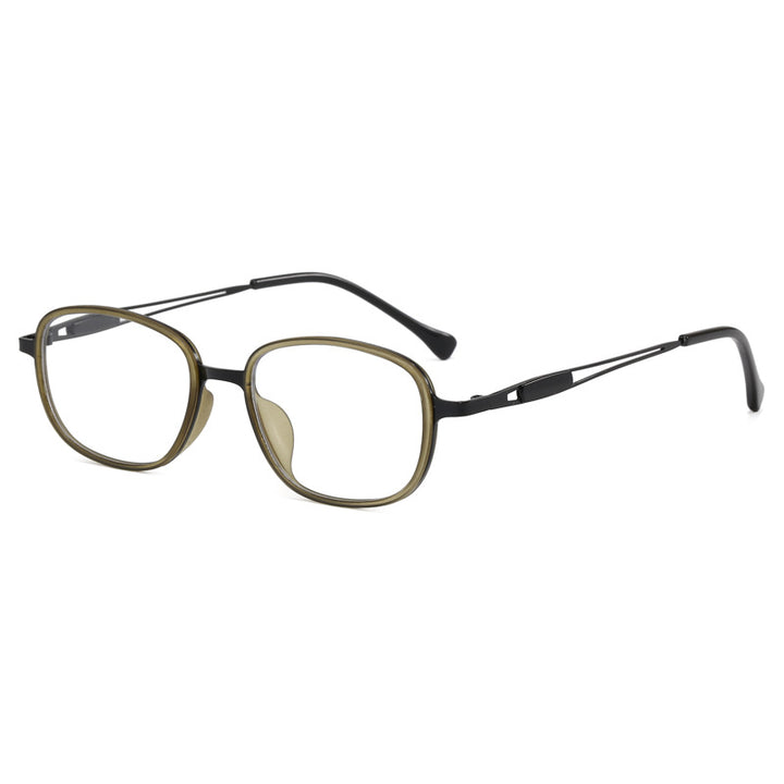Modische Sonnenbrille mit Quadratischem Rahmen und Schmalem Metallgestell Karnz