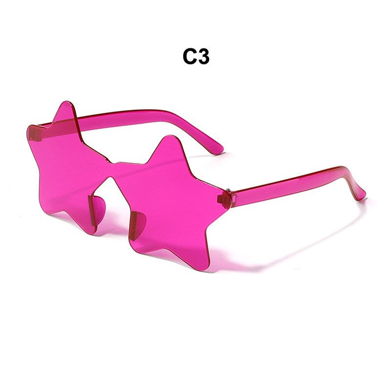 Damen Star-Shaped Sonnenbrille Karnz