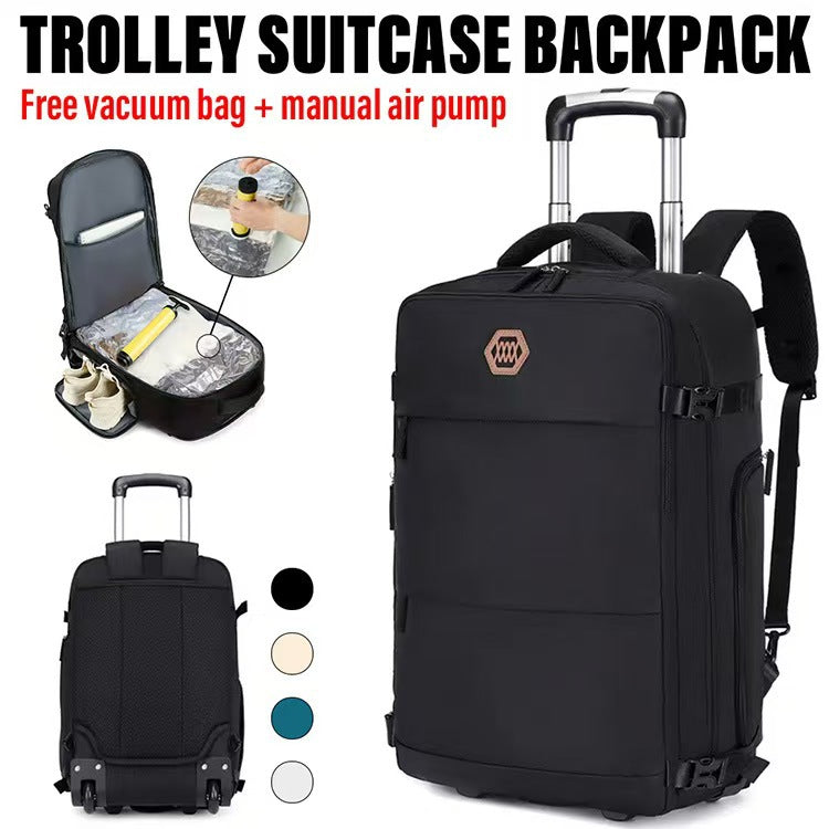 Vielseitiger Trolley Rucksack Koffer