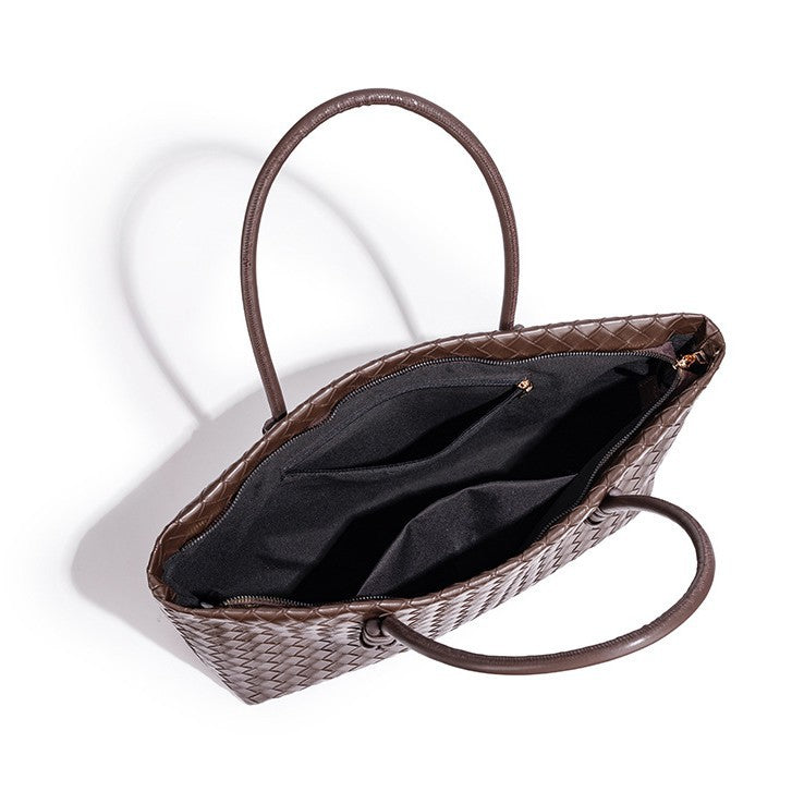 Woven Leather Tote Bag Karnz