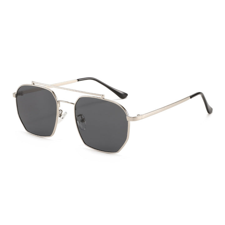 Modisch-futuristische eckige Sonnenbrille Karnz