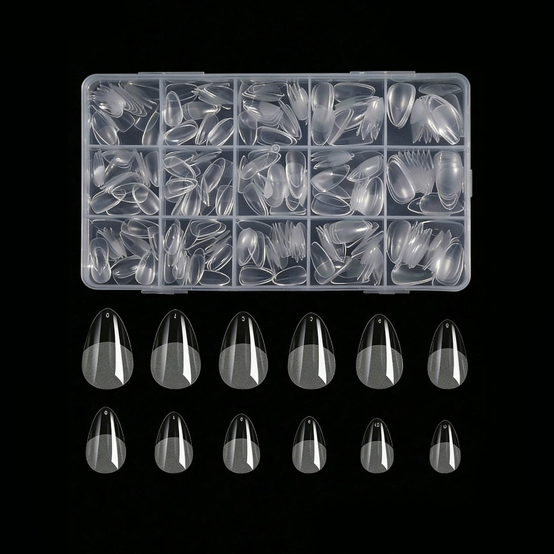 Premium Clear Press-On Nail Tips Karnz