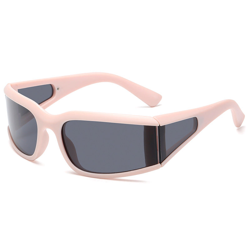 Damen Sportsonnenbrille mit besonders ergonomischem Design und seitlichem Blendschutz Karnz