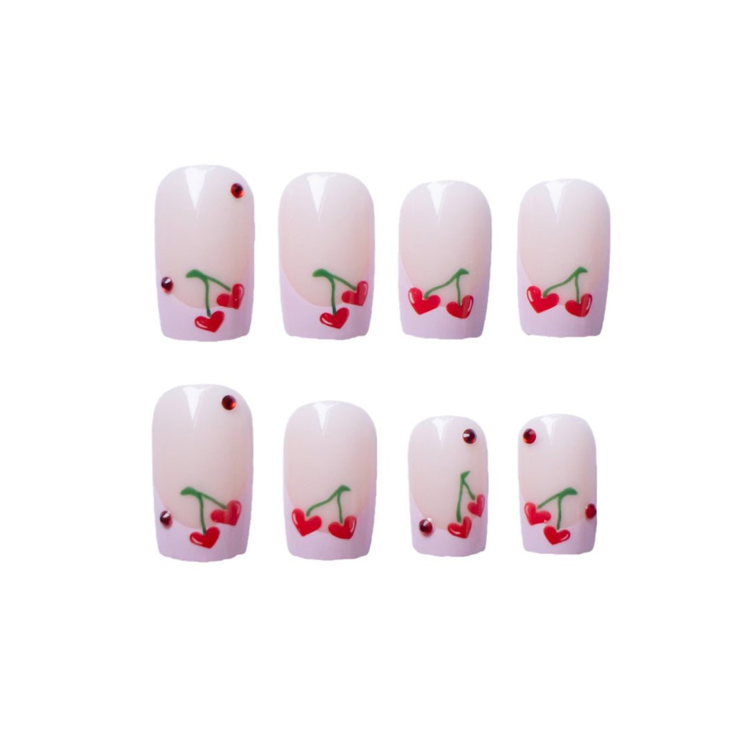 Kirsche-Themen Nagelkunst Set