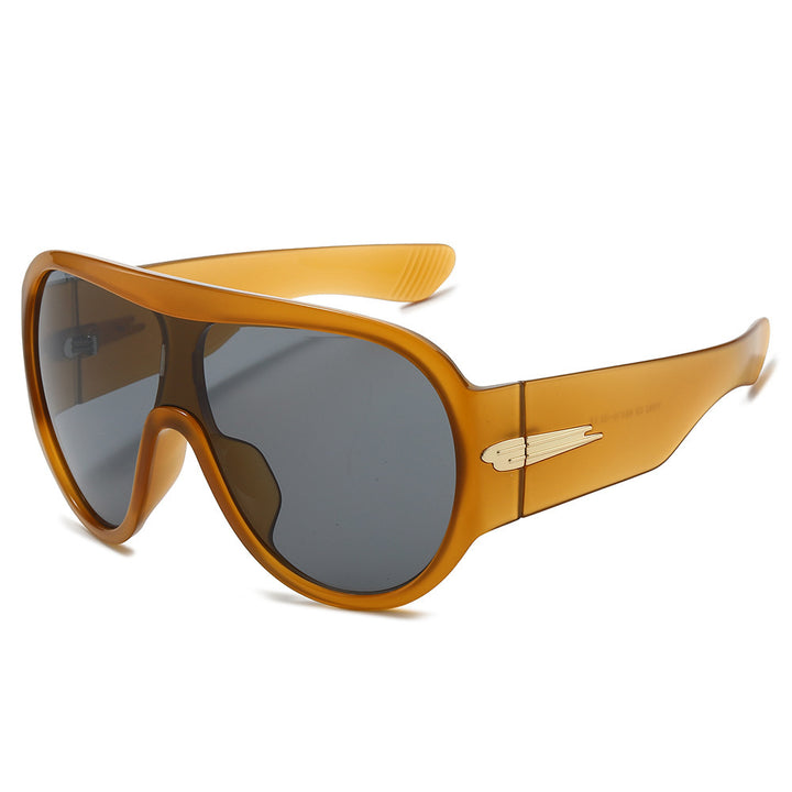 Oversized Retro Shield Sonnenbrille Karnz 1787812378