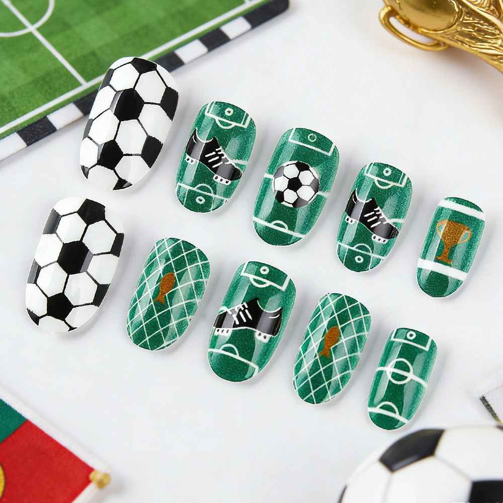 Themen Fußball Nagel Kunst Set Karnz