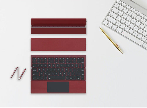 Kompakte kabellose Tastatur mit Touchpad Karnz