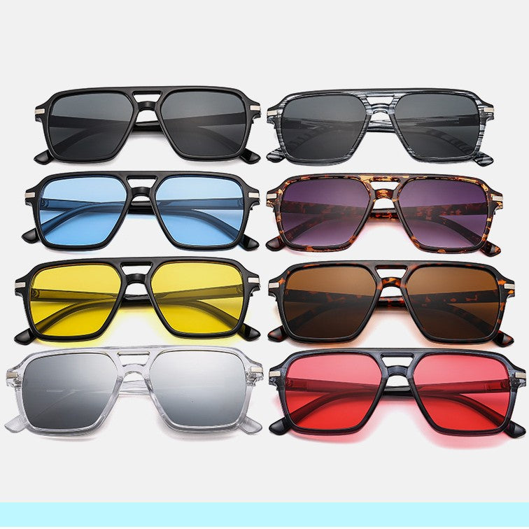 Damen Premium Sonnenbrille mit moderner quadratischer Form Karnz
